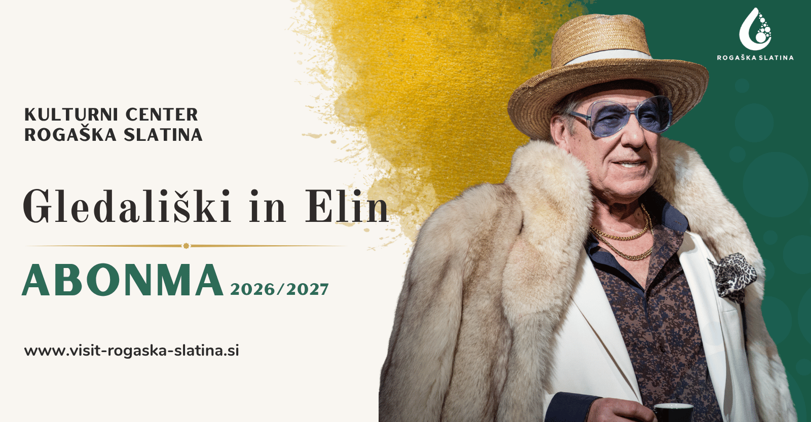 Gledališki in Elin abonma Rogaška Slatina 2026/2027